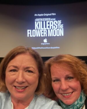 Maggie Egan Instagram - My friend and co-writer on #cupidfestfilm @jenniferlynnohara and I are in our seats to see Killers of the Flower Moon at the Directors Guild of America followed by a Q and A with cast and a reception to follow. Should be great❣️
.
.
.
#killersoftheflowermoon #leonardodicaprio #martinscorsese #robertdiniro #jerrywolfduffsellers #dga #directorsguildofamerica #directors