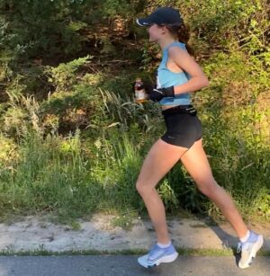 Maggie Elizabeth Jones Instagram - The Marathon. 26.2 miles. Three hours forty two minutes and three seconds. Five months and 554.7 miles of training all by myself.  Making the decision to train for and run this big of a race all by myself was difficult, but I’m so glad that I did it. Shoutout to all the people who helped me get to the big day. 
1. God. Thank you for giving me this body that I can use to honor you through running.
2. Coach Caulfield for putting together a training program and being so helpful in teaching me everything I needed to know about nutrition and all the little things to make this Marathon possible.
3. My family and Andy for encouraging me and biking alongside me during long runs and constantly making sure I had everything I needed during training and on race day!
