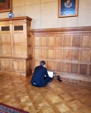 Magnus Carlsen Instagram - Last minute prep in Groningen yesterday…. and then I ended up playing the London system anyway.
