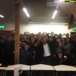Magnús Scheving Instagram - Telling my story to future entrepreneurs #minulugu