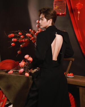 Mai Vũ Luân Instagram - 🧧 #maivluan #o2production 
Costume: @musesmuses.musesmuses 
Makeup: @ryquocthinh 
Photo: @pham.tieu 
Stylist: @huyhuy_stylist 
Location: @gray___studio