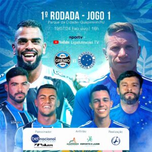 Maicon Souza Instagram - 🔥 Prepare-se para um duelo épico! 🔥

No dia 19/07, às 16h, na cidade de Guapimirim/RJ, a Liga Nacional de Futevôlei dará início à sua temporada 2024 com um confronto que promete estremecer as areias: Grêmio x Cruzeiro! ⚡️💥

Dois gigantes do esporte se enfrentarão em uma batalha de habilidade, estratégia e muita emoção. A adrenalina estará a mil, e você não pode perder nenhum momento desse espetáculo! Com transmissão ao vivo pela SporTV e no canal oficial da Liga no YouTube: LigaFutevolei TV, você poderá acompanhar cada saque, cada defesa e cada ponto disputado com intensidade máxima.

Venha torcer, vibrar e sentir a energia contagiante do Futevôlei ao vivo! Este é apenas o começo de uma temporada que será inesquecível. Garanta já o seu lugar nessa festa do esporte!

Fique ligado e não perca nenhuma novidade. Juntos, vamos fazer história! 🌟🎉

#LNF2024 #GrêmioVsCruzeiro #DueloDeGigantes #Futevôlei #AoVivo #Guapimirim #NãoPerca.