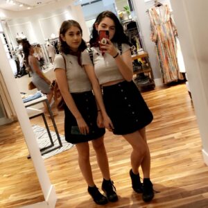 Maitlyn Pezzo Instagram - Happy Birthday to one of my oldest friends. I love you so much! You are the funniest, smartest, craziest person I know. You’re one of my best friends and will forever be my matching clothes buddy (p.s. don’t kill me for the last pic 😅) I love you and I hope you have the best day ever! Happy Birthday you old woman!! 🎂🎁♥️