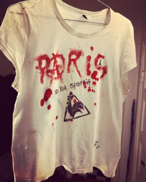Maja Ivarsson Instagram - Made a new design for an old t-shirt tonigjt.. and I couldn’t help myself by writing kuk instead of…you know what I mean, its like getting away with shoplifting. I never got cought, my dumb girlfrind always did.. but she was not as smooth as I was..