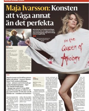 Maja Ivarsson Instagram - Tack @kristianstadsbladet för en fin och rolig intervju, har fortfarande svårt att smälta att över 6-700 pers dök upp båda dagarna. Tack