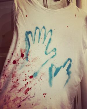 Maja Ivarsson Instagram - Made a new design for an old t-shirt tonigjt.. and I couldn’t help myself by writing kuk instead of…you know what I mean, its like getting away with shoplifting. I never got cought, my dumb girlfrind always did.. but she was not as smooth as I was..