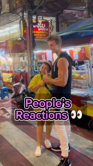 Maksim Zvonov Instagram - The best reactions of people. just walking down the street, nothing special 🫶
-
-
-
-
#peoplesreactions
#walkingdownthestreet  #reactions #paparazzi #reactionvideo #viralvideos  #bangkokthailand