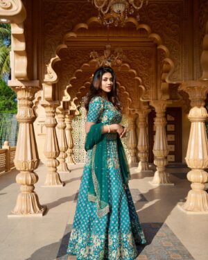 Malavika Satheesan Instagram - ✨💫

Desinger : @labelsukruthireddy 💕
📷 : @deepaksurya.fotografia makeup : @makeoversbymitaali 

#pictureoftheday #instahub #desinger #hyderabad #hyderbaddesigner