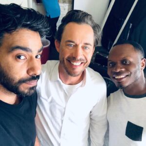 Malcolm Goodwin Instagram - #tbt On the set of @bethelightmovie with a couple of my fav people on the planet who are also in it:)