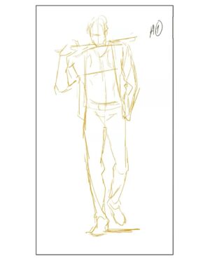 Malcolm Wope Instagram - Goro Majima Animation exercise. 9fr walk cycle where I was focusing on folds

#animation #yakuza #goromajima #anime