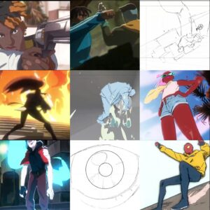 Malcolm Wope Instagram - 2021 wrap up! been an amazing year of animation and levelling up. so much instore for 2022 and cant wait. Happy new year everyone.

#2danimation #sakuga #anime #indieanime #2deffects