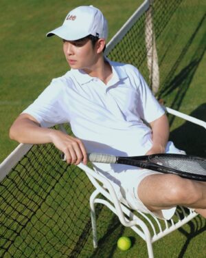 Manapat Techakumphu Instagram - 🎾It’s the grass season 🎾
#wimbledon  in Pathum Thani