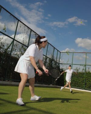 Manapat Techakumphu Instagram - 🎾It’s the grass season 🎾
#wimbledon  in Pathum Thani