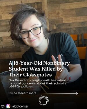 Mandy Patinkin Instagram - Repost from @amberscloset
•
The angry tears I have cried over this…we will fight for you Nex🙏🏽

#Repost @lalgbtcenter with @use.repost
・・・
#NexBenedict, a 16-year-old nonbinary student and member of the Choctaw nation, tragically lost their life earlier this month following a physical altercation at their Oklahoma school. Nex, a victim of bullying due to their gender identity, succumbed to the consequences of a hostile environment. Our Chief Impact Officer, Terra Russell-Slavin, decries the impact of bigoted policies on students’ safety and education, saying, “Every child deserves the freedom to express themselves freely without fear for their safety—at school or anywhere else.” Swipe to read Nex’s story and the broader issues it reveals. For resources and support against discrimination or violence, visit the link in our bio. #JusticeForNex