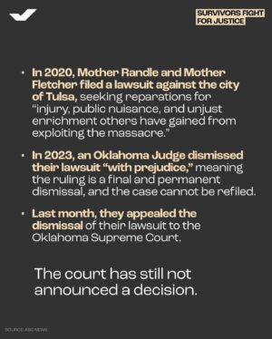 Mandy Patinkin Instagram - Repost from @whenweallvote on 5/31
•
“I have lived through the massacre every day. Our country may forget this history, but I cannot.” – Viola “Mother” Fletcher, oldest known survivor of the 1921 Tulsa Race Massacre.

We will never forget this history, Mother Fletcher. On its 103rd anniversary, we honor the lives of the #TulsaRaceMassacre victims and the legacy of The Greenwood District — a community that exemplified the power of Black excellence, Black success, and Black freedom.