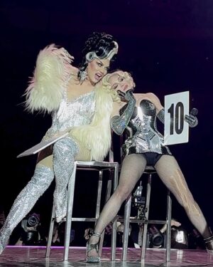 Manila Luzon Instagram - My idol @madonna invited me to join her show in my hometown! 😭❤️🪩Madonna has been my biggest inspiration for my drag and my artistic life! (One of the reasons I named myself MANILA is bcuz it has the same number of syllables as Madonna’s name 😂) And I was able to share this experience with 2 of my dearest friends Steph & Melissa who have been supporting me in drag since day 1!!! This was such a full circle moment for me!