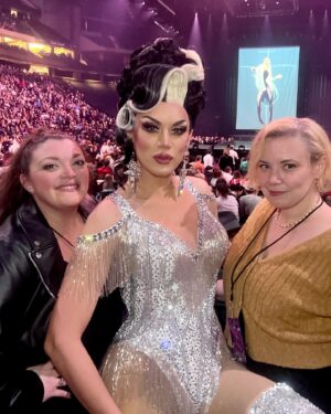 Manila Luzon Instagram - My idol @madonna invited me to join her show in my hometown! 😭❤️🪩Madonna has been my biggest inspiration for my drag and my artistic life! (One of the reasons I named myself MANILA is bcuz it has the same number of syllables as Madonna’s name 😂) And I was able to share this experience with 2 of my dearest friends Steph & Melissa who have been supporting me in drag since day 1!!! This was such a full circle moment for me!