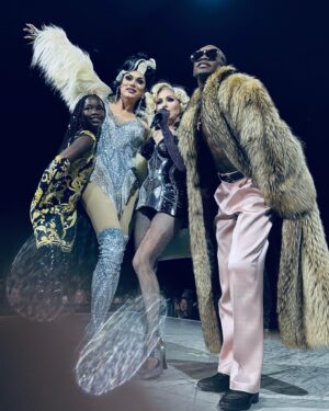 Manila Luzon Instagram - My idol @madonna invited me to join her show in my hometown! 😭❤️🪩Madonna has been my biggest inspiration for my drag and my artistic life! (One of the reasons I named myself MANILA is bcuz it has the same number of syllables as Madonna’s name 😂) And I was able to share this experience with 2 of my dearest friends Steph & Melissa who have been supporting me in drag since day 1!!! This was such a full circle moment for me!