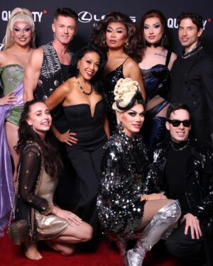 Manila Luzon Instagram - The cast of @dragthemusical at the #Queerties * @queerty Awards!