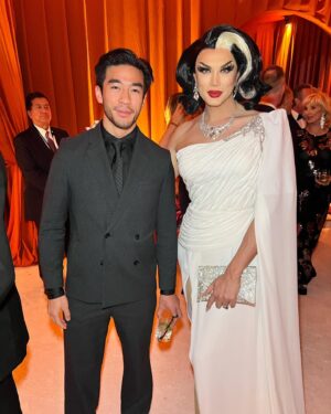 Manila Luzon Instagram - The beautiful people were out last night at the @ejaf Oscar Party helping raise nearly $11 million for AIDS research 🤍 #EJAFOscars