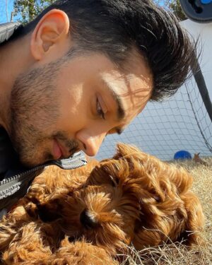 Manish Dayal Instagram - a man’s best friend and all that stuff💩😮‍💨