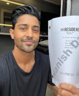 Manish Dayal Instagram - 10-year-old me would never believe it. I love directing and acting, always have. To do both at the same time is a great privilege and I’m super grateful to be directing our very special 100TH EPISODE. Here we go! Thank you to my @foxtv @disneytvstudios #20thTelevision and #TheResident EP fam for putting me back in the director’s seat for a mighty round two. Season 6, FOR BETTER OR WORSE coming soon on @foxtv and @HULU. Written by @marchalsey. 

🔥🎬 @theresidentonfox #mattczuchry @officialbrucegreenwood @malcolmjamalwar @officialjaneleeves @paleykaley @iamjessicalucas @anujabomajoshi @aneeshajoshiofficial @conradricamora @tassofeldman @denitraisler @jessica_miesel @andrewtmccarthy @aholdenj @chapmanandrews @robcorn @mr_prange #davidhartley