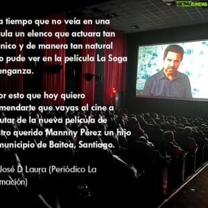Manny Pérez Instagram - Los Críticos de cine hablaron ❤️❤️🙌💪💪 @lasoga3venganza To’ el mundo pa’ los cines!! A Correr la voz… 🙌🙌🙏🙏💪💪 @caribbeancinemasrd @eltiguerevacano @juancantolshow @joseguillermo @celinestoribio @josejhan @josephrodrigueze @diegoasteffens @yapoort @zumayacordero @frankperozo @murielsoriano @milagrosgerman