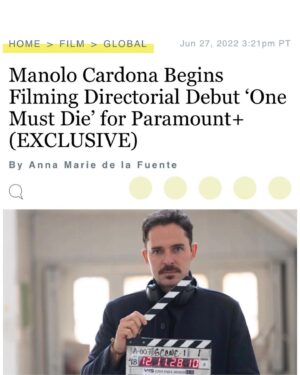 Manolo Cardona Instagram - Very happy to announce this 🤩
Feliz de poder contarles sobre este gran proyecto que hoy es una realidad ! 

Con un cast increíble 😍
Gracias a tod@s por acompañarme en mi ópera prima “UNO PARA MORIR” 
Un sueño 🙌🏼

@maribelverdu @helloimcarla.a @adytapaz @dagobertogama @remolinateatroman #FernandoBecerril @tiagorodrigocorrea @sulycastillo_ok 

@luisenrique.carrion @angelica_varilla_e @frank_arizaaa @raulprieto3010 @juliette69ar @gavoamiel @juanchocardonam #GuillermoBorensztein @alfonsofilm @chamactheonly @julyecuartas @maryzubi #JCAcosta @xs_cine y todo un equipo maravilloso detrás de este proyecto ❤️

#Unoparamorir, #ParamountPlus, #VIS,  @ParamountPlusLA,  @vis_global @1111films