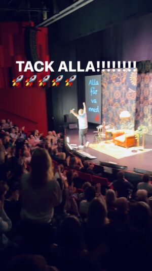 Måns Möller Instagram - Herregud nu är showen sjösatt och jag älskar er alla. ❤️❤️❤️❤️❤️Alla som jobbat med detta i månader !! O tack bästa PUBLIKEN #MittPerfektaLiv
