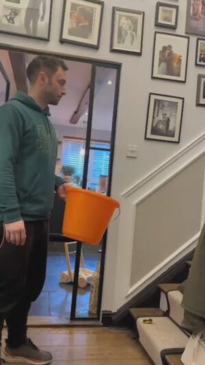 Måns Zelmerlöw Instagram - “Daddy, there’s water running down the stairs!! Come QUICK!!”

April fools and Easter Day was a lovely mix of Egg hunts, dog walks, roasts, MZ Wines, knife sharpening, car washes, movies and lawn mower repairs. Absolutely wonderful! 🐣🐣🐣