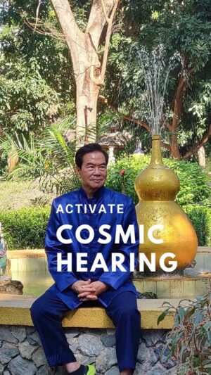 Mantak Chia Instagram - Activate your cosmic hearing👂

This exercise shown by Master Mantak Chia is beneficial for you to advance in self-healing practices🧘

Every organ in the human body, the Universe, the material, everything has a tone and a music frequency🎶
And every music frequency is affecting us🧬

👉🏻Our physical ear cannot hear these sounds, because it wasn’t trained to capture them.

When you do this Healing Tao practice, you start to open your ears, throat and the mid-eyebrow and capture the sound to the eardrum and the ear canal☯️

The first step: you have to turn inwardly. Your Tan Tien (lower abdominal center) has to have enough Qi and power🙌

This way you can separate normal ordinary sounds and the True Sound to distinguish all these frequencies, especially the all-pervading True Sound.🔉
Repeat this exercise 36 times per day❤️
This exercise is a part of self-healing techniques and fundamental idea that lies at the core of all the Universal Healing Tao practices🪷
Tao practitioners teach to take personal responsibility for their own physical, emotional and spiritual well-being.

They stop:
☯️shifting this responsibility to doctors or people around.
☯️waiting passively for a miracle.
They themselves become this miracle, discovering how to nurture and heal themselves on all the levels.
With practice students reestablish a connection with the natural universal energies around, and they experience the Violet Light and the True Sound high vibrational energy, able to heal organs and glands💜

🌟It is the way to reconnect your body and spirit with the whole Universe🌍

❤️‍🔥Do you want to learn more Taoist exercises for to improve health, vitality and spiritual growth?

🙏Master Mantak Chia invites you to his online Healing session with Primordial sound and Energy Transmission 🗓️on March 24, ⏰1 pm CET.

Translations into French, Spanish, German and Russian are confirmed🇫🇷🇪🇸🇩🇪🇷🇺
Lifetime access included✅
💌Write world code HEALING to learn more