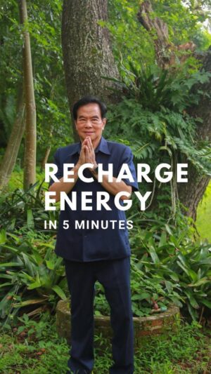 Mantak Chia Instagram - Recharge your energy in 5 minutes with this Taoist practice⚡️

Do you feel completely drained at the end of the day? 😫

Stress may leave you less productive, less happy, and completely drained😮‍💨

Quick Charge practice from Master Chia might help you take steps to energize your mind and body🪫

Build this restorative practice into your daily routine so you do not find yourself “running on empty.”🧘

✨In Tao, when it comes to recharging your personal battery, it’s essential to pay attention to your Upper Brain and Lower Brain - the kidneys.

We regard the lower Tan Tien - energy center located in the lower abdominal area — as the primary energy reservoir and power plant of the body 💫

⚡️This energy center is located in the lower abdomen, approximately three finger-widths below the navel near the center of the body.

The Tan Tien is the place where we store the energy that we generate, gather, and absorb in Qigong (life-force cultivation) practices and meditation🧘

If the energy is stored in the Tan Tien, it can be accessed later for daily living and healing. If it is not stored, it rapidly dissipates and cannot be used later.🌀

For the development of the internal power, rooting, and the centering of the body and the mind, it is necessary that enough energy is stored in your Tan Tien, and that your mind is strong and focused there

🧬In daily life, with all its stresses, Qi often becomes stagnant or blocked. Without a constant flow of vital energy, your body becomes heavy and more prone to health challenges.

The Healing meditations are a powerful way to help ensure that your energy stays invigorated, active, and full of life❤️

🔥On March 17, 24, and 31 Master Mantak Chia will hold online LIVE Spring Healing Sessions where he will guide you through powerful Taoist practices and perform Energy Transmission to help you jump start or accelerate your healing process through the Tao☯️

🕊️Early bird price valid till March 12

💌Write the code word HEALING to learn more👇🏻