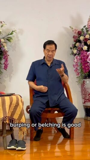 Mantak Chia Instagram - 🤔How can you improve your digestion with Taoist practices?

As the festive season approaches, our attentions turn to Christmas dinner 🍴

❗️Here are top 6 Taoist tips to help your digestion:

1️⃣The saying in the Tao is, “You drink your foods and chew your liquids and do it separately”.

In other words, you chew the food to such a point where it is actually a liquid and then you swallow it. Your mouth is your first digestive process. The liquid you take in you should wash around into your mouth and activate the saliva.

As you break down the food you need to chew it slowly and well, which reduces the work for your stomach and your intestines, which eliminates fear that would lead to contraction in your liver and impatience pattern deficiency in your bladder.

2️⃣You should Eat Simply, not too many ingredients, which create harder work for your spleen that governs your digestive process. The Simple Foods will give support by making your digestion easy as well as giving you an inner sense of clarity.

3️⃣Eat Lightly. The art is to stop eating before you are actually full which is the 70% Rule (only eating to 70% of your compacity). If you can do this then you will find you will have much more energy.

4️⃣You should Separate your Foods. This gets into Food Combining, how you mix your starches, proteins and carbohydrates. The key is to eat simply and the more you eat individual foods by themselves the easier it is to digest.

5️⃣When you drink with your meals the water or liquid dilutes the digestive process, which impairs the spleen and its function. It is generally better to limit the intake of a cup of water or tea at meals than to over dilute your digestive juices.

6️⃣Avoid too many cold foods, because cold foods overwhelm the digestive fire and can slow down the digestive process.

☯️Follow these rules and you will live a longer, healthier and happier life!  

And remember - burping is good. Just do not do it at the restaurant!

✨If you want to learn this and other Tao practices to improve your digestion, join our Winter Retreat 2024.

The retreat will take place both online 💻and in Tao Garden⛩️

👇Write the code word WINTER in the comments to learn more