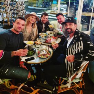 Manu Bennett Instagram - French Connection #spartacus @liam.j.mcintyre @ellenhollman @craigparkerinfo @nicktarabay