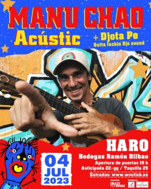 Manu Chao Instagram - Alla vamos!! HARO, La Rioja!! ULTIMAS ENTRADAS!!!#ManuChao #Haro @luckysalvadori 
@miguel_rumbao