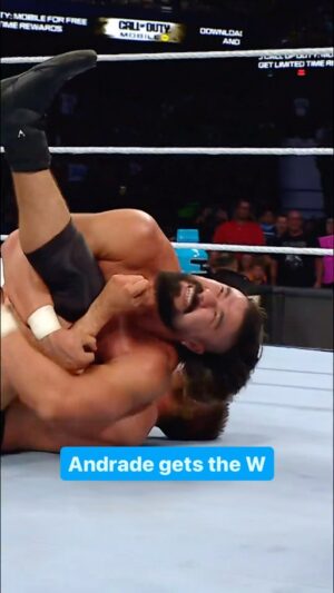 Manuel Alfonso Andrade Oropeza Instagram - @andradealmas punched his ticket to #MITB! #SmackDown