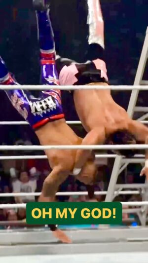 Manuel Alfonso Andrade Oropeza Instagram - THIS MATCH IS JUST GETTING STARTED AND IT’S ALREADY INSANE! 🫣🔥🪜 #MITB