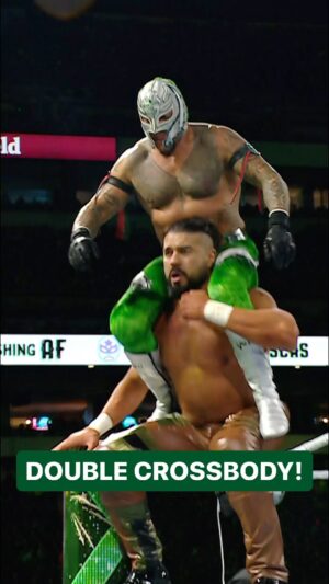 Manuel Alfonso Andrade Oropeza Instagram - @andradealmas 🤝 @619iamlucha 🔥 #WrestleMania