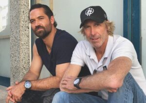 Manuel Garcia-Rulfo Instagram - One With the master of disaster #michaelbay