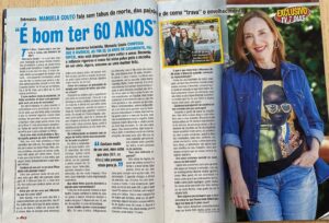Manuela Couto Instagram - Na @tv7dias .
É mesmo bom ter 60 anos! É bom ter todas as idades se soubermos aproveitar o melhor de cada dia, de cada momento!  E todas e todos temos a nossa beleza, os nossos encantos, independentemente da idade! E isto vale sobretudo para as mulheres , a quem o charme da idade nem sempre “assenta”tão bem como aos homens! ❤️ 
@teresamiguelamaral_agency