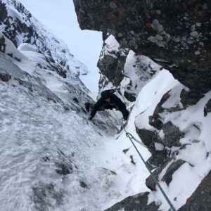 Marc-André Leclerc Instagram - Had a good time getting rope-gunned up a new route in the Slesse Cirque by @bretteharrington  it was great to pick off another plum of a route even if the belays were soul shatteringly cold! #arcteryx #dmmclimbing #maximropes