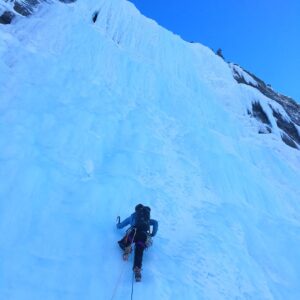 Marc-André Leclerc Instagram - Winter in Canada is an exciting time. Pin-balling back and forth between the Rockies and the Coast; climbing steep ice, rocketing down snowy mountains with boards on our feet amongst other activities. The psyche is perpetually high and rest days are a hard pill to swallow. Thanks to @alpineclubcan for their beautiful clubhouse in Canmore and @arcteryx for the continued love and support.