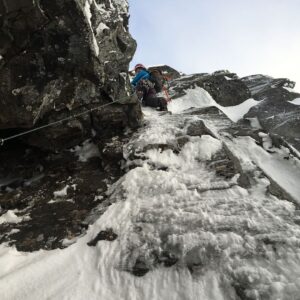 Marc-André Leclerc Instagram - Had a good time getting rope-gunned up a new route in the Slesse Cirque by @bretteharrington  it was great to pick off another plum of a route even if the belays were soul shatteringly cold! #arcteryx #dmmclimbing #maximropes