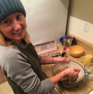 Marc-André Leclerc Instagram - Exciting times at home.  @bretteharrington is making energy bars while I try to help the plants survive the winter... @tom__livingstone obsessively hits ‘refresh’ on the weather page as we hold on to our Slesse winter dreams. #agassizlife #neverstopdreaming #lifestylephotographer