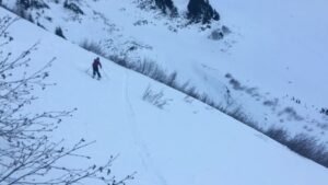 Marc-André Leclerc Instagram - Tuning in live from the backyard mountain.  @bretteharrington #arcteryx