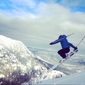 Marc-André Leclerc Instagram - @bretteharrington earning style points during today's ski tour. So great to be home in B.C.