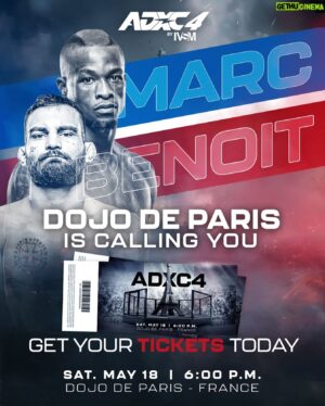 Marc Diakiese Instagram - Calling all fans! ADXC4 is hitting Dojo De Paris on May 18th for an epic fight night 👊 Witness the thrill of grappling and jiu-jitsu bouts up close and personal!  

Tickets 🎟️ Link in bio 🖇️
 
#ADXC4 #JiuJitsu #Grappling #France #dojodeparis