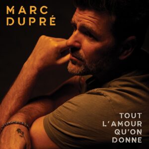 Marc Dupré Instagram - Pour commencer l’année, je lance officiellement un nouvel extrait radio, la chanson 𝗧𝗼𝘂𝘁 𝗹’𝗮𝗺𝗼𝘂𝗿 𝗾𝘂’𝗼𝗻 𝗱𝗼𝗻𝗻𝗲 que vous pouvez entendre sur mon nouvel album Où sera le monde. 🎵
 
Dès maintenant, vous pouvez demander la chanson à votre radio préférée 😉 ou l’écouter en suivant le lien dans ma bio.