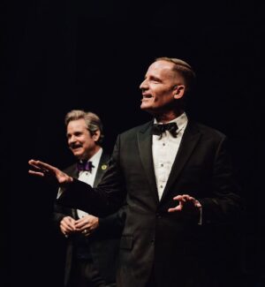 Marc Evan Jackson Instagram - Want to see a live, proper
Mr. Jackson & Mr. Tompkins
A Two Gentlemen Improv Show via the Worldwide Web? 
NOW YOU CAN. TWICE. 
Saturday, June 4 & 
Sunday, June 5th. 
PORTLAND…come in person.
Ticket link in bio.
