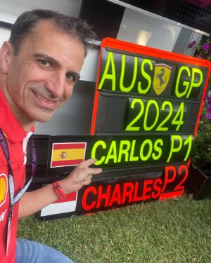 Marc Gené Instagram - Complimenti a tutto il team @scuderiaferrari. @carlossainz55 e stato heroico. Congratulations to the whole team, Carlos performance after recovering from the operation just a few days ago is an unbelievable achievement. Que grande que eres Carlos #australiangp 🏆🏆